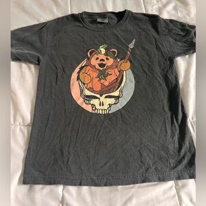 Dark Grey  grateful dead T-Shirt with Ewok  Design